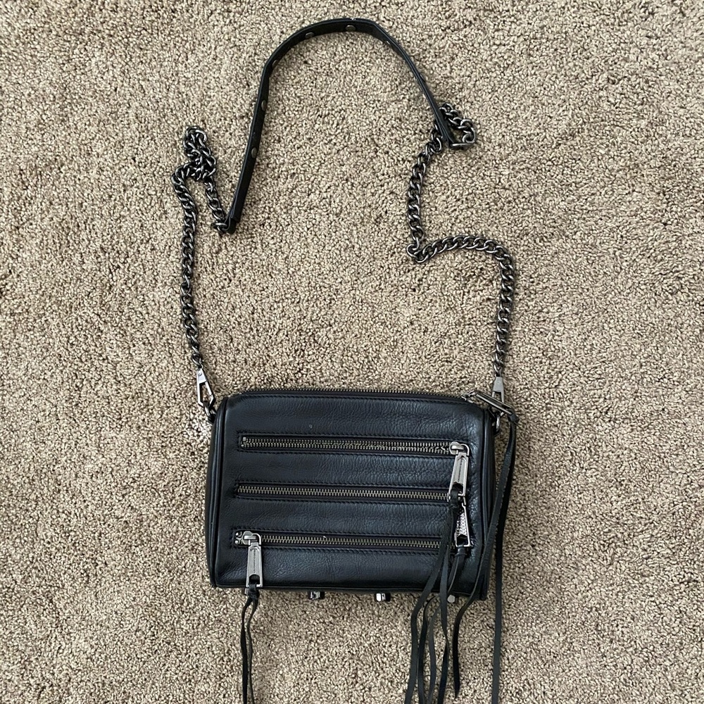 Rebecca Minkoff 5 Zipper Black